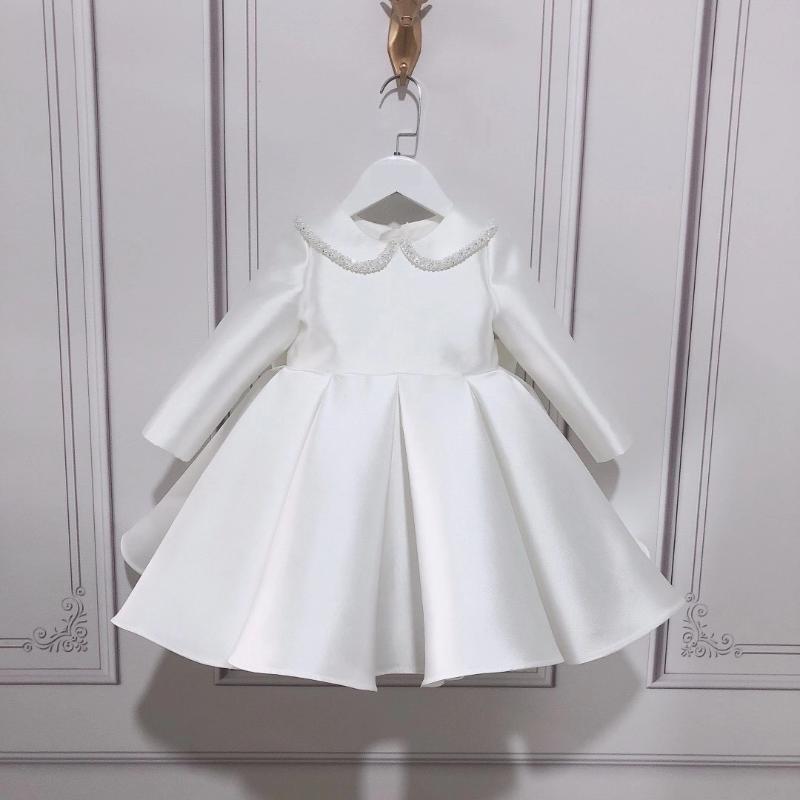 Girl's Dresses Baby Girl Baptism Dress Birthday Party Outfits Toddler White Satin Ruffles Christening Gown Wedding Evening For Born, As picture
Girl's Dresses Baby Girl Baptism Dress Birthday Party Outfits Toddler White Satin Ruffles Christening Gown Wedding Evening For Born, As picture