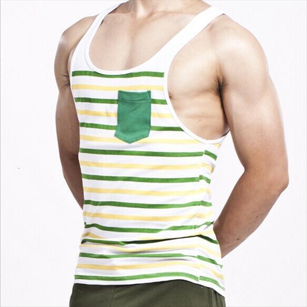 fashion mens tank tees undershirts soft cotton striped vest 4 colors m l xl, White;black
fashion mens tank tees undershirts soft cotton striped vest 4 colors m l xl, White;black