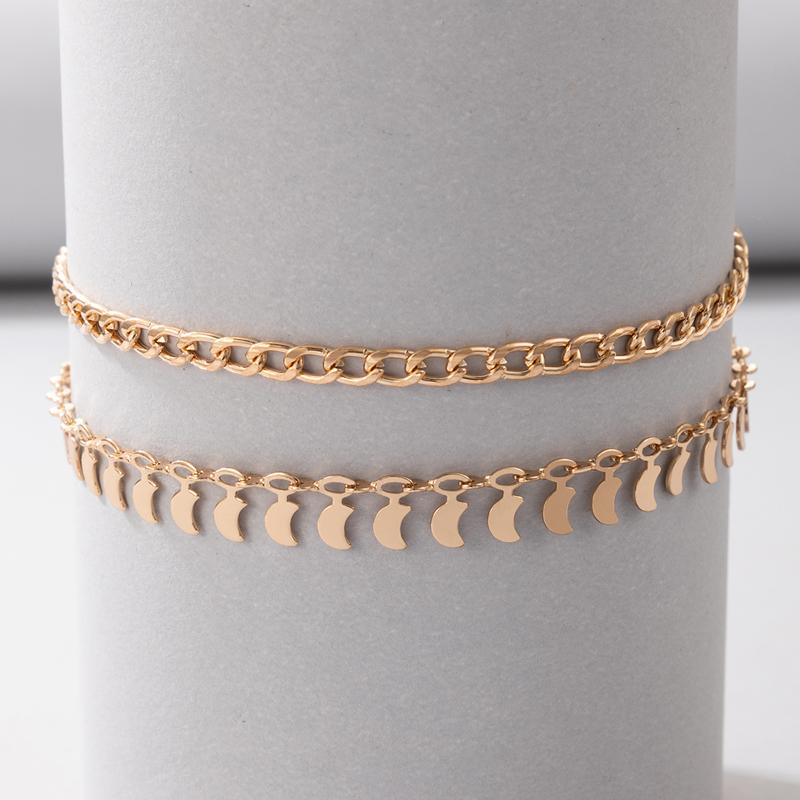 Anklets Simple Moon Anklet Set For Women Geometry Tassel Gold Alloy Girls Birthday Party Jewelry Accessories 20911, Red;blue
Anklets Simple Moon Anklet Set For Women Geometry Tassel Gold Alloy Girls Birthday Party Jewelry Accessories 20911, Red;blue