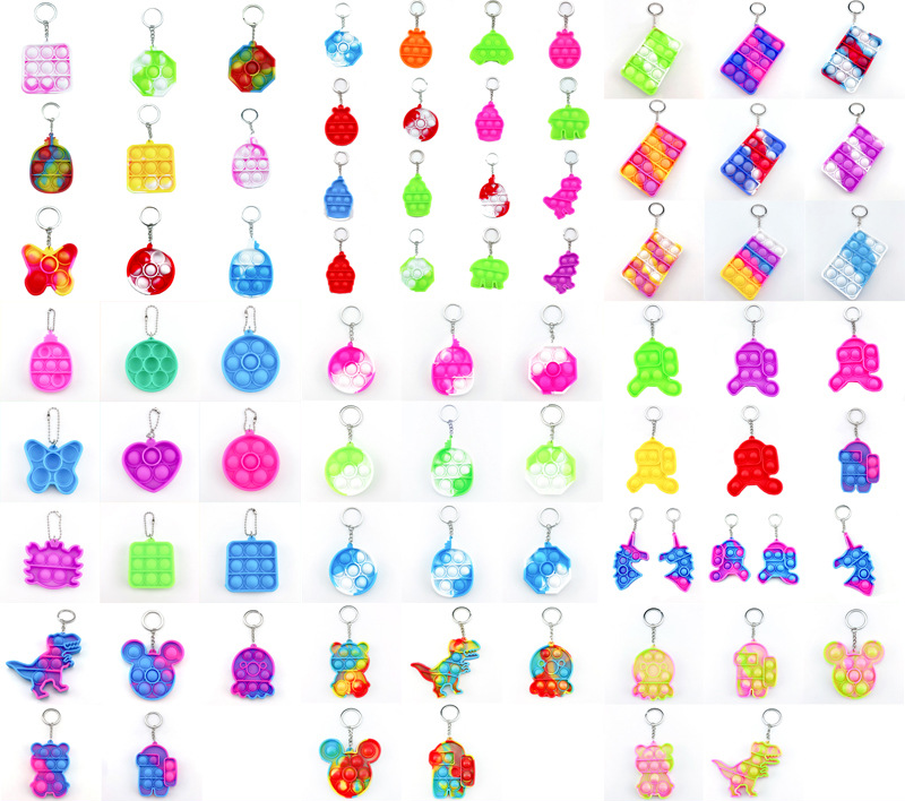 Children Adult Push Bubble Fidget Party Sensory Toy Key Ring Educational Anti-stress Pop It Toys decompression keychain Supplies
Children Adult Push Bubble Fidget Party Sensory Toy Key Ring Educational Anti-stress Pop It Toys decompression keychain Supplies