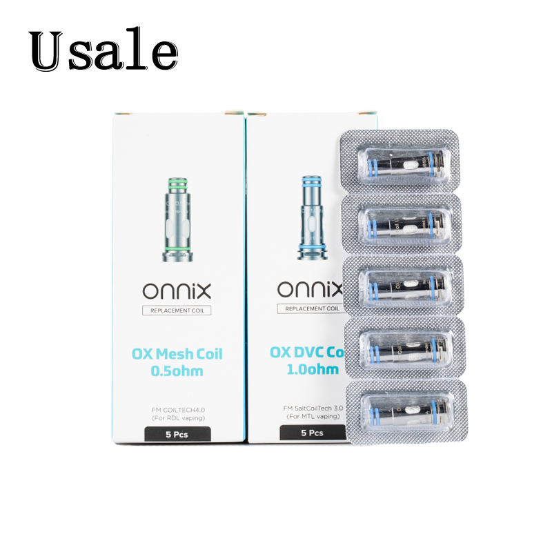 Freemax OX DVC Mesh Coil 0.5ohm 0.8ohm 1.0ohm 1.2ohm Onnix Replacement Coils Head with Tea Fiber Cotton Formula Design 100% Original
Freemax OX DVC Mesh Coil 0.5ohm 0.8ohm 1.0ohm 1.2ohm Onnix Replacement Coils Head with Tea Fiber Cotton Formula Design 100% Original