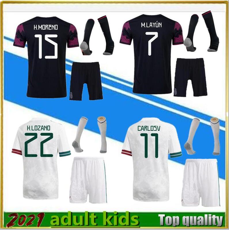 Mexico soccer jerseys set 20 21 Fans CHICHARITO LOZANO DOS SANTOS 2021 football shirts Men Kids sets kit+sock, Black
Mexico soccer jerseys set 20 21 Fans CHICHARITO LOZANO DOS SANTOS 2021 football shirts Men Kids sets kit+sock, Black