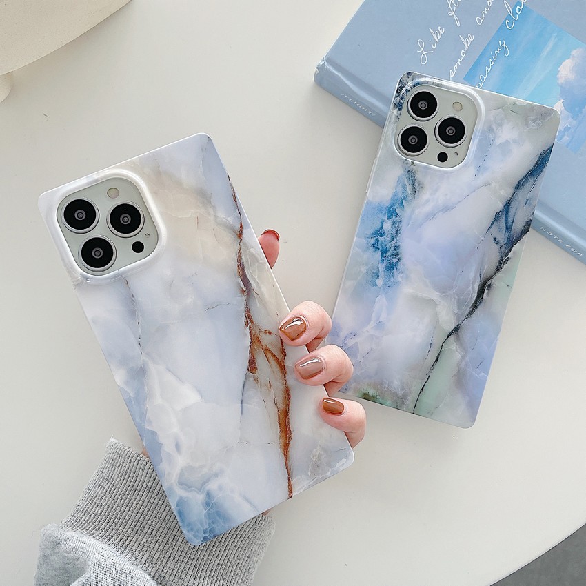 Square Luxury Marble Phone Cases Elegant Soft Silicone TPU for IPhone 11 12 13 Pro Max X XR Xs 8 7 Plus 13mini Shockproof Shell Cover, #1 
Square Luxury Marble Phone Cases Elegant Soft Silicone TPU for IPhone 11 12 13 Pro Max X XR Xs 8 7 Plus 13mini Shockproof Shell Cover, #1