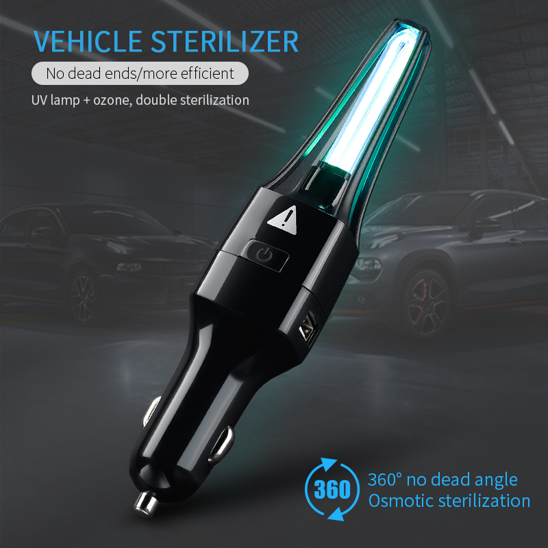 Mini 12V Air Purifier Fresh Anion Smart Illumination Car Vehicle ozone meter Cleaner for Home Office Gift