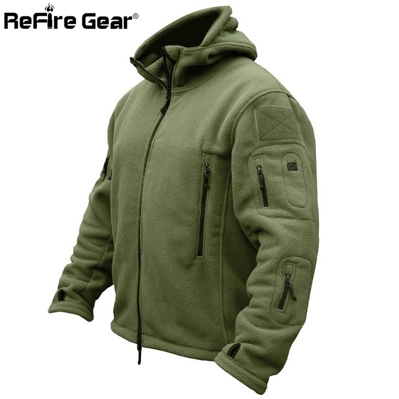 Winter Military Tactical Fleece Jacket Men Warm Polar Army Clothes Multiple Pocket Outerwear Casual Thermal Hoodie Coat Jackets 211110, Army green
Winter Military Tactical Fleece Jacket Men Warm Polar Army Clothes Multiple Pocket Outerwear Casual Thermal Hoodie Coat Jackets 211110, Army green
