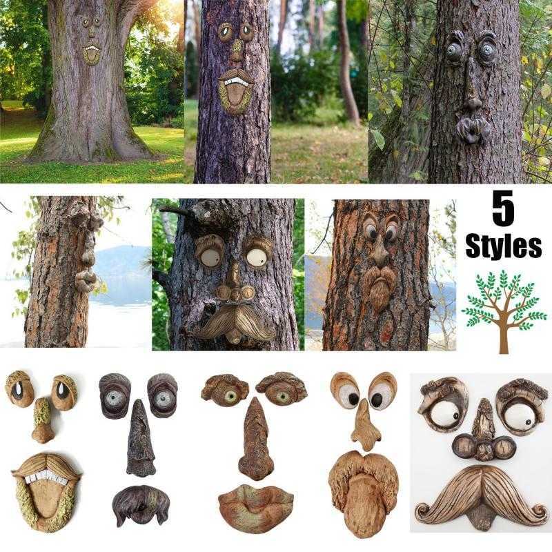 5 Kinds Bark Ghost Face Facial Features Old Man Tree Hugger Yard Art Decorations Easter Props Monsters Sculpture Outdoor Q0811
5 Kinds Bark Ghost Face Facial Features Old Man Tree Hugger Yard Art Decorations Easter Props Monsters Sculpture Outdoor Q0811
