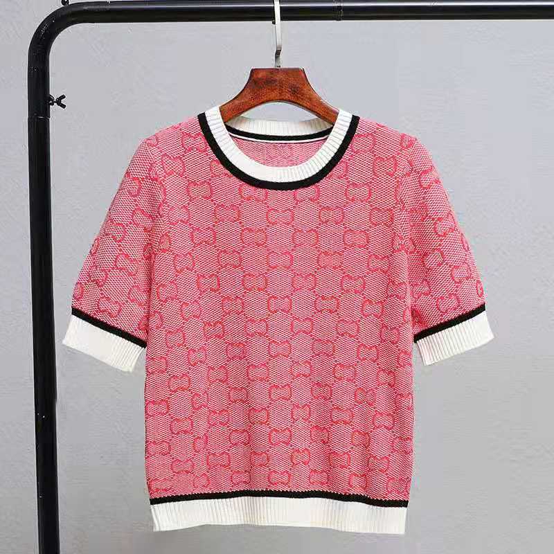 Women Summer Short Sleeve Sweater Woman O-neck Knit Fashion Ins Style Trendy Letter Print Top Lady T-shirt High Quality Sweater Shirts, Contact costomer service
Women Summer Short Sleeve Sweater Woman O-neck Knit Fashion Ins Style Trendy Letter Print Top Lady T-shirt High Quality Sweater Shirts, Contact costomer service