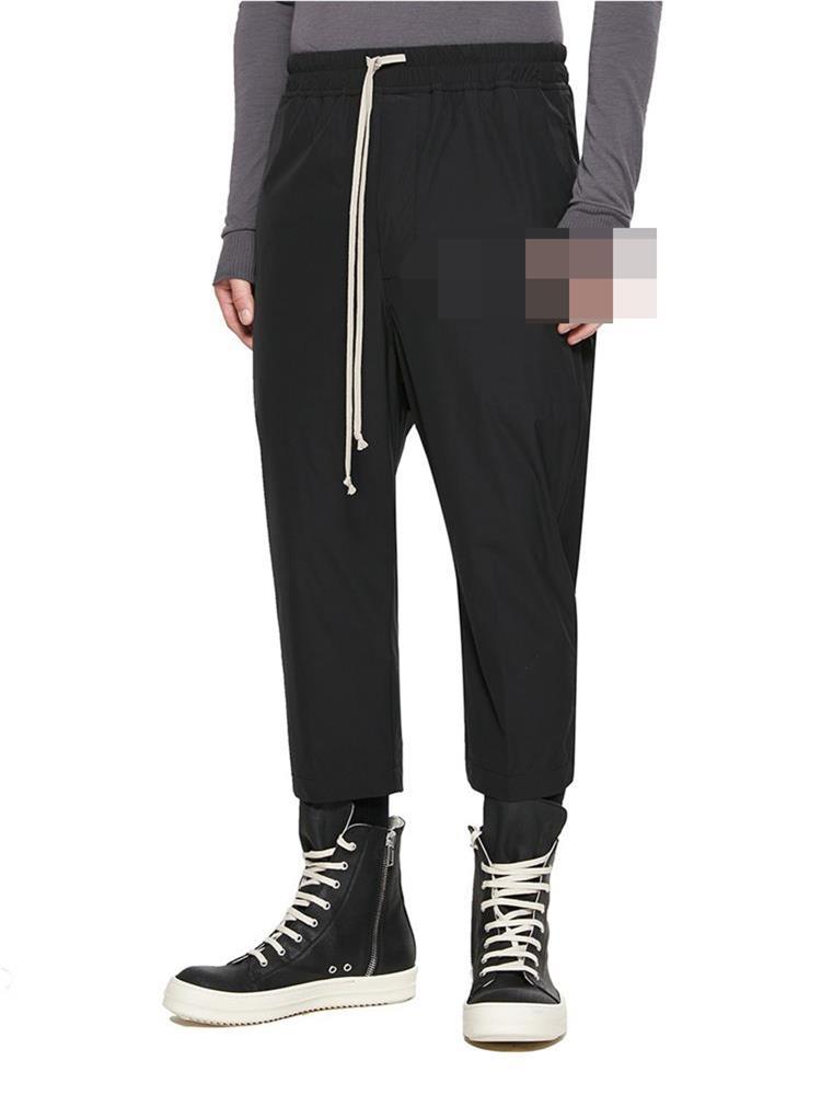 Men' Pants Nine-Quarter Casual Small Foot Spring/Summer Black Elastic Waist Loose Rope Cone Tight
Men' Pants Nine-Quarter Casual Small Foot Spring/Summer Black Elastic Waist Loose Rope Cone Tight