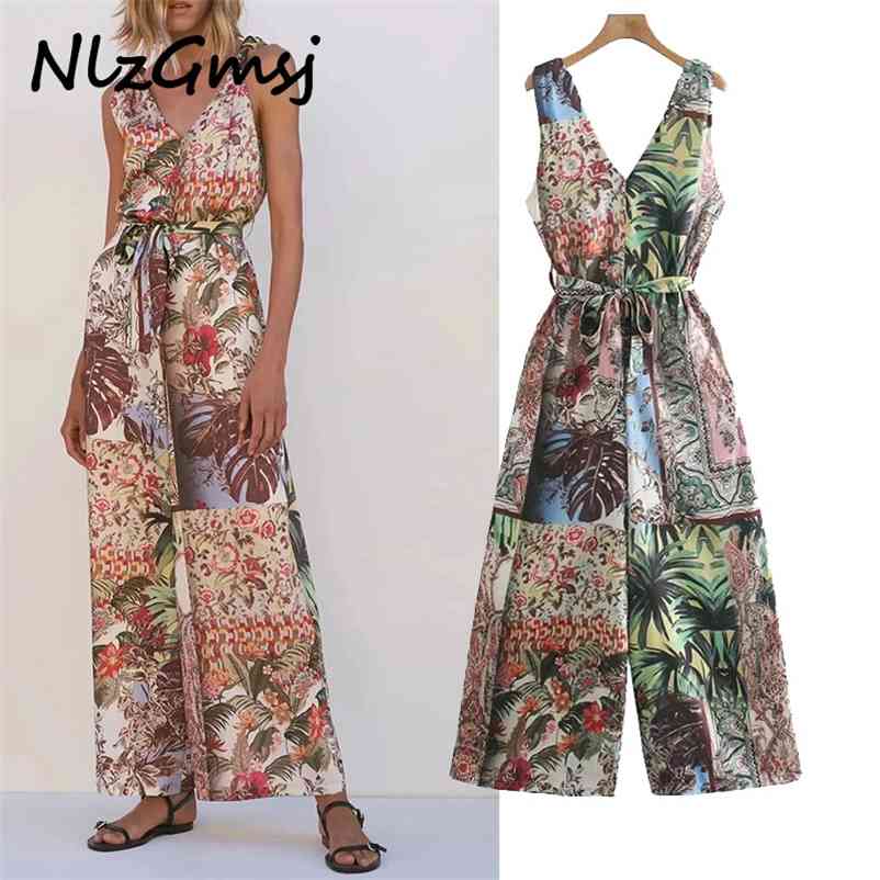 Women Jumpsuit With Sashes Drawstring Full Printing France Style Long Pants Casual Streetwear Ladies Top 05 210628, As picture
Women Jumpsuit With Sashes Drawstring Full Printing France Style Long Pants Casual Streetwear Ladies Top 05 210628, As picture