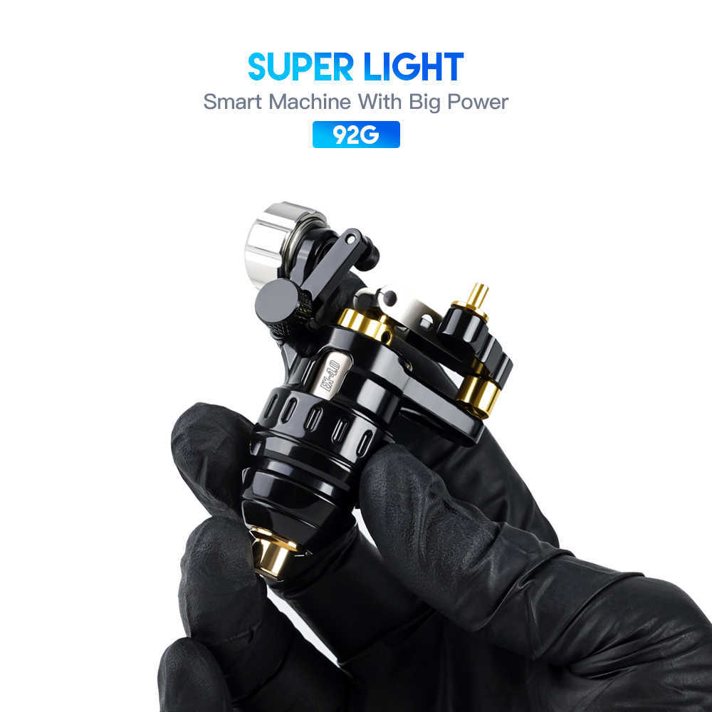 High Power Dragonhawk More Stable Double Spring Coreless Motor RCA Tattoo Rotary Machine Permanent Makeup Accessories 210915