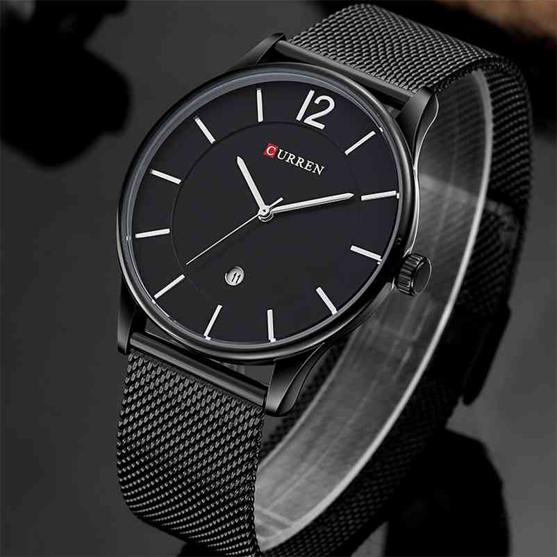 Fashion Top Brand Luxury Quartz watch Casual men quartz-watch stainless steel Mesh strap ultra thin clock male relogio masculino 210608, Black blue
Fashion Top Brand Luxury Quartz watch Casual men quartz-watch stainless steel Mesh strap ultra thin clock male relogio masculino 210608, Black blue