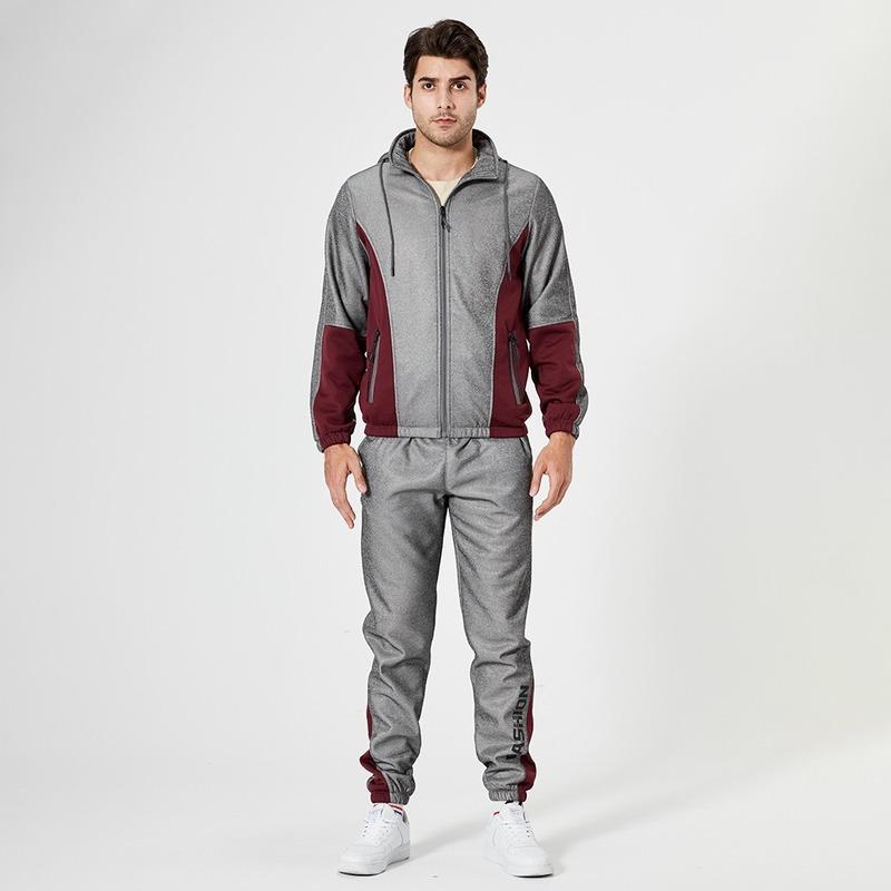 Men' Tracksuits Men Outfit Set 2021 Autumn Winter Youth Leisure Sports Sweatshirt Suit Stand-up Collar Trend Long-sleeved, Gray
Men' Tracksuits Men Outfit Set 2021 Autumn Winter Youth Leisure Sports Sweatshirt Suit Stand-up Collar Trend Long-sleeved, Gray