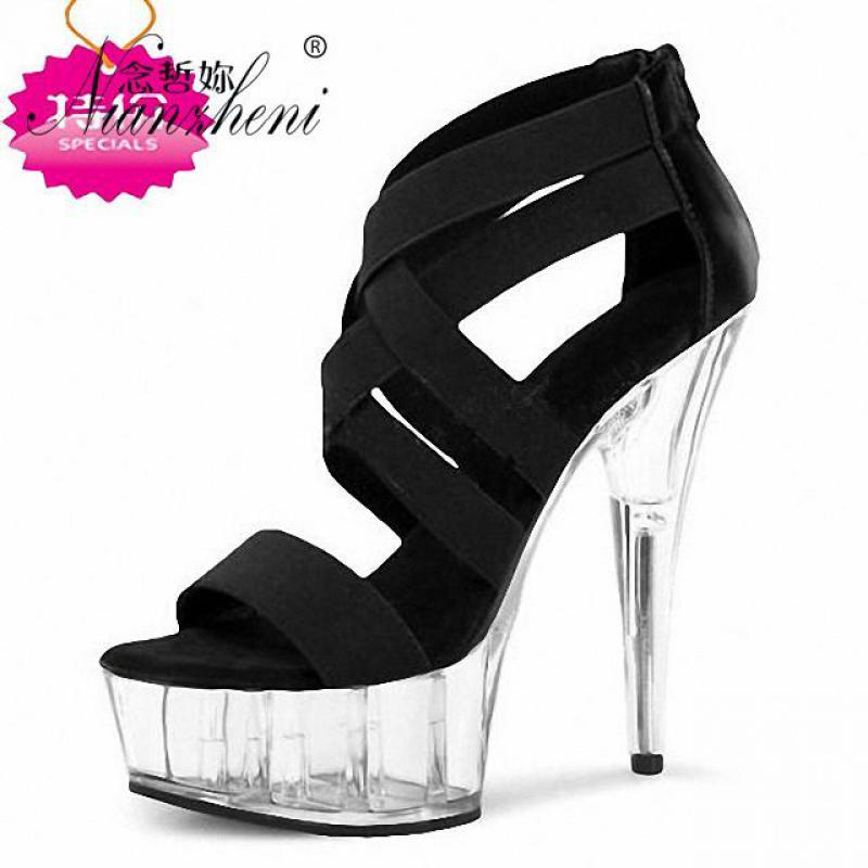 Classic 15cm Sexy Gladiator Super High Heel Platforms Pole Dance Performance Star Model Shoes White Wedding Suede Stiletto Sandals, Black
Classic 15cm Sexy Gladiator Super High Heel Platforms Pole Dance Performance Star Model Shoes White Wedding Suede Stiletto Sandals, Black