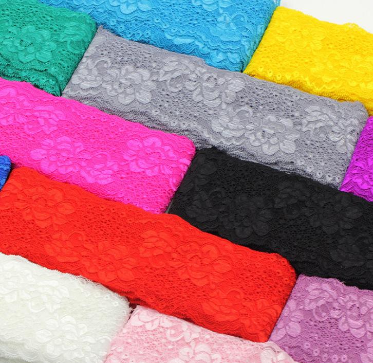 2.5" fashion baby lace headband soft material baby headbands 36pcs/lots mix color free