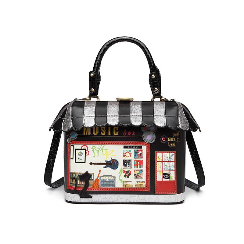 Evening Bags Fashion House Shaped Women Shoulder Bag Italy 3D Handbag Style Vintage Handmade Purses Feminina For Ladies Tote Pu Leather, Black
Evening Bags Fashion House Shaped Women Shoulder Bag Italy 3D Handbag Style Vintage Handmade Purses Feminina For Ladies Tote Pu Leather, Black