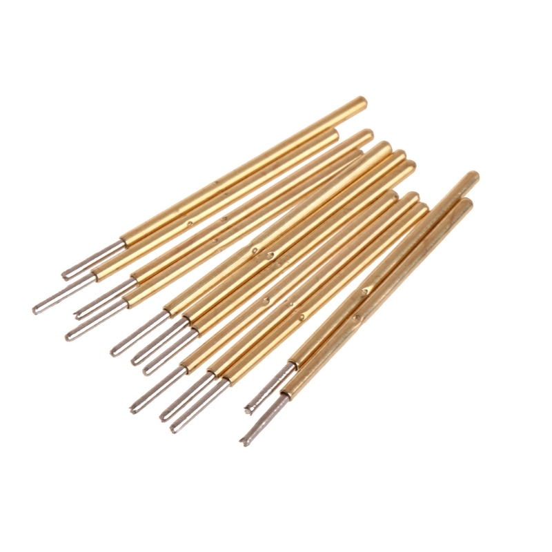 100-piece Lent test Pogo Pin P50-Q1 Dia 0.68 Mm Length 16 mm Gold 40JA