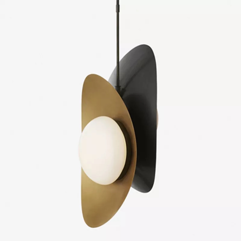 Creative metal design post-modern pendant lights lamp bedroom American bedside living personality dining room light fixtures