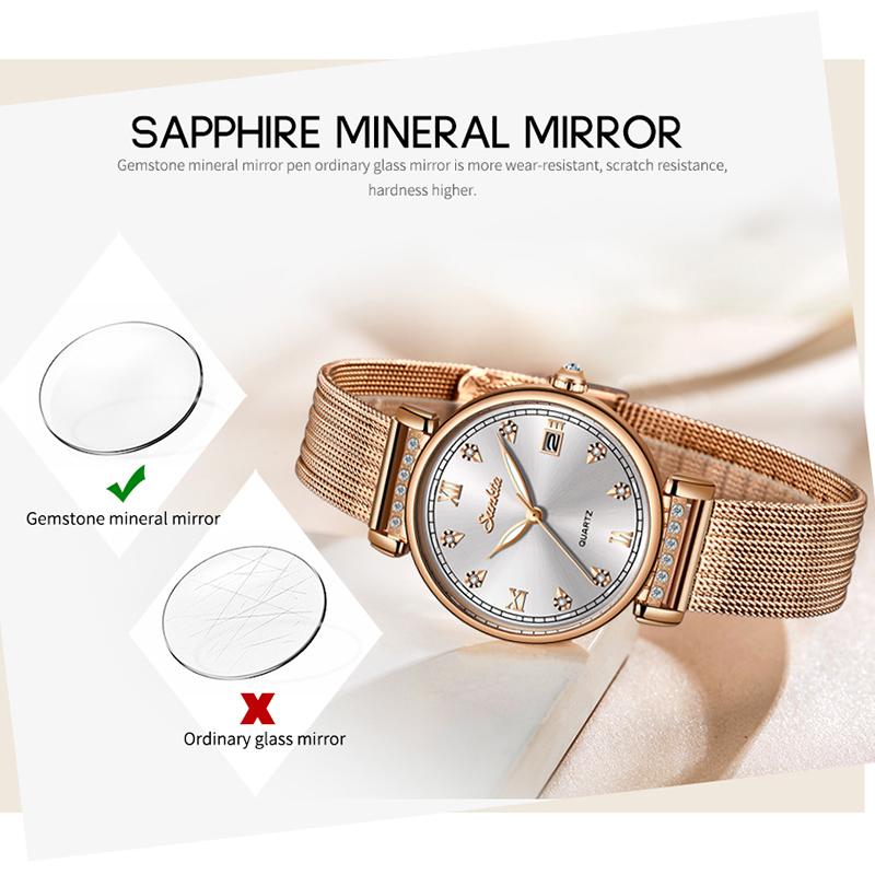 Wristwatches SUNKTA Watch Relogio Zegarek Damski Feminino For Women Watches Montre Femme Relojes Para, Slivery;brown
Wristwatches SUNKTA Watch Relogio Zegarek Damski Feminino For Women Watches Montre Femme Relojes Para, Slivery;brown