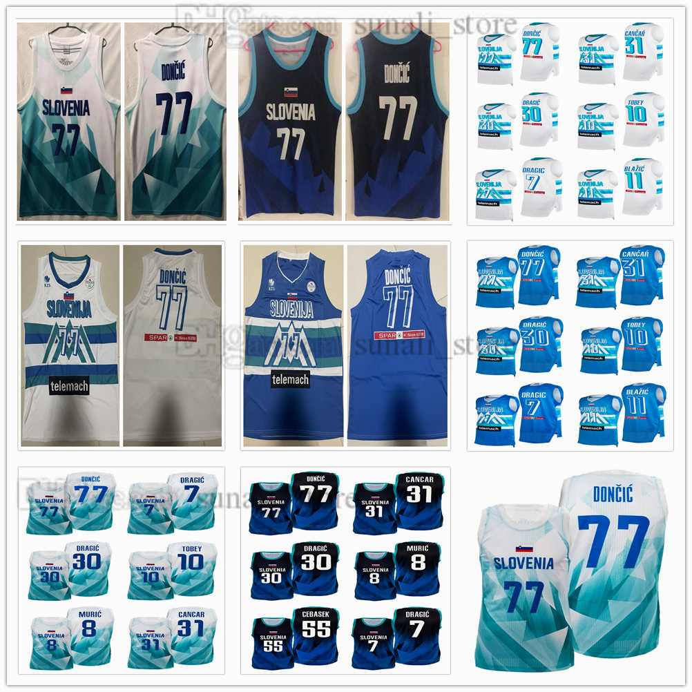 Printed 2021 Tokyo Olympics Slovenia Basketball Jersey Doncic 77 Luka Edo Muric Mike Tobey Zoran Dragic Vlatko Cancar DIMEC RUPNIK PREPELIC HROVAT NIKOLIC BLAZIC, White
Printed 2021 Tokyo Olympics Slovenia Basketball Jersey Doncic 77 Luka Edo Muric Mike Tobey Zoran Dragic Vlatko Cancar DIMEC RUPNIK PREPELIC HROVAT NIKOLIC BLAZIC, White
