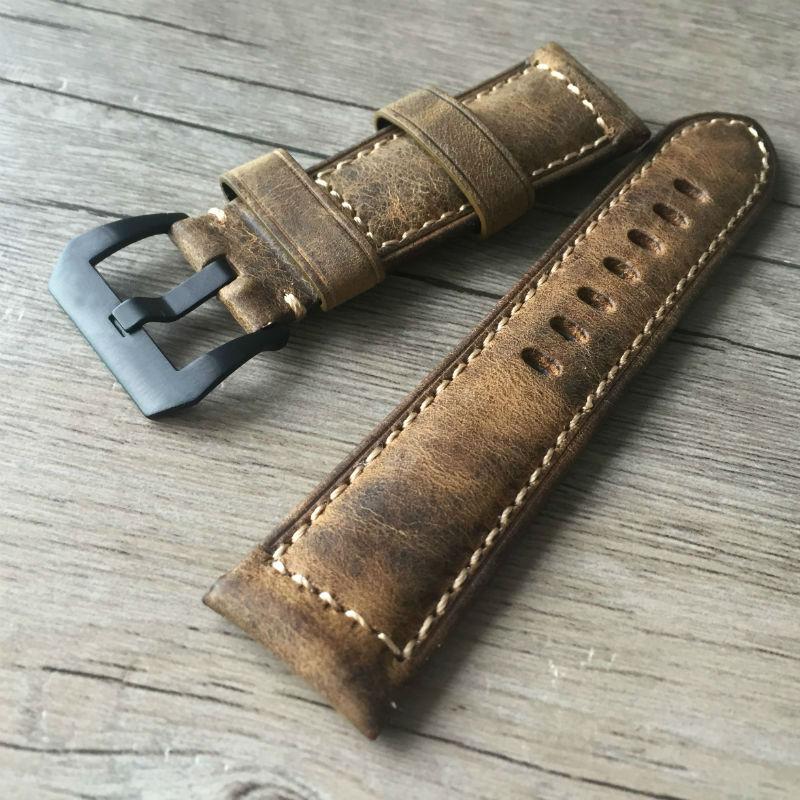 Watch Bands Retro 20 22 24 26mm Design High Quality Personalise Strap Vintage Leather Man Universal Watchband Accessory Wrist For PAM
Watch Bands Retro 20 22 24 26mm Design High Quality Personalise Strap Vintage Leather Man Universal Watchband Accessory Wrist For PAM
