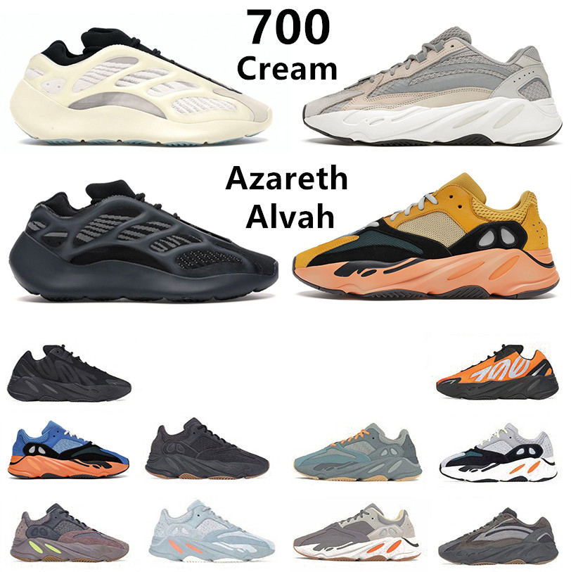 Cream kanye 700 mens running shoes V3 MNVN Azareth Azael Alvah Static Vanta Utility Black bone Phosphor Tephra Salt men women trainers sports sneakers with box, Color#4
Cream kanye 700 mens running shoes V3 MNVN Azareth Azael Alvah Static Vanta Utility Black bone Phosphor Tephra Salt men women trainers sports sneakers with box, Color#4