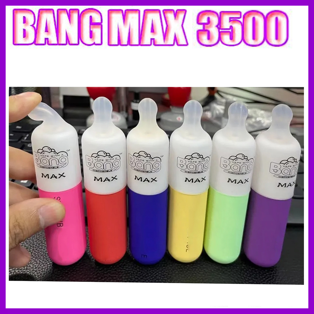 Original Bang MAX Disposable Vape Pen Device 1400mAh 8.2ml Pods cigarette Empty Vapors 3500Puffs Kit VS puff plus air bar lux
Original Bang MAX Disposable Vape Pen Device 1400mAh 8.2ml Pods cigarette Empty Vapors 3500Puffs Kit VS puff plus air bar lux