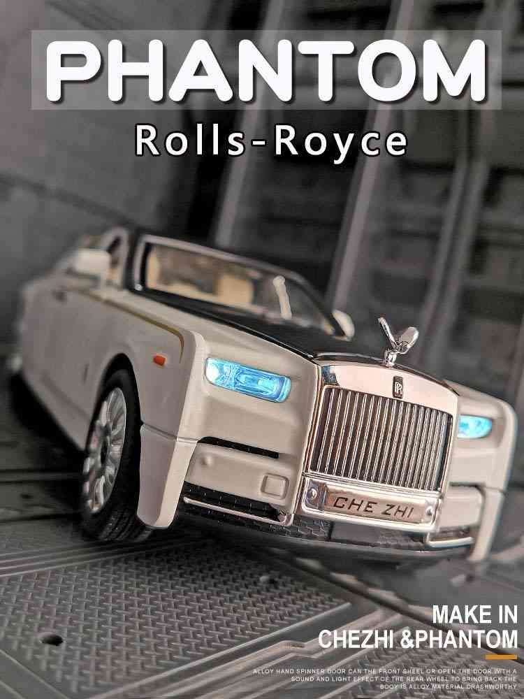 Rolls Royce - children's toy car, phantom car model, sound simulation and removable light alloy, Carlin decoration, gift collection, 1:24
Rolls Royce - children's toy car, phantom car model, sound simulation and removable light alloy, Carlin decoration, gift collection, 1:24