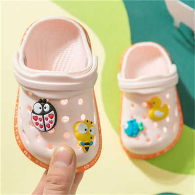 Kids Slippers for Boys Girls Cartoon Shoes Summer Toddler Flip Flops Baby Indoor Slippers Beach Swimming Slippers for Children X0703