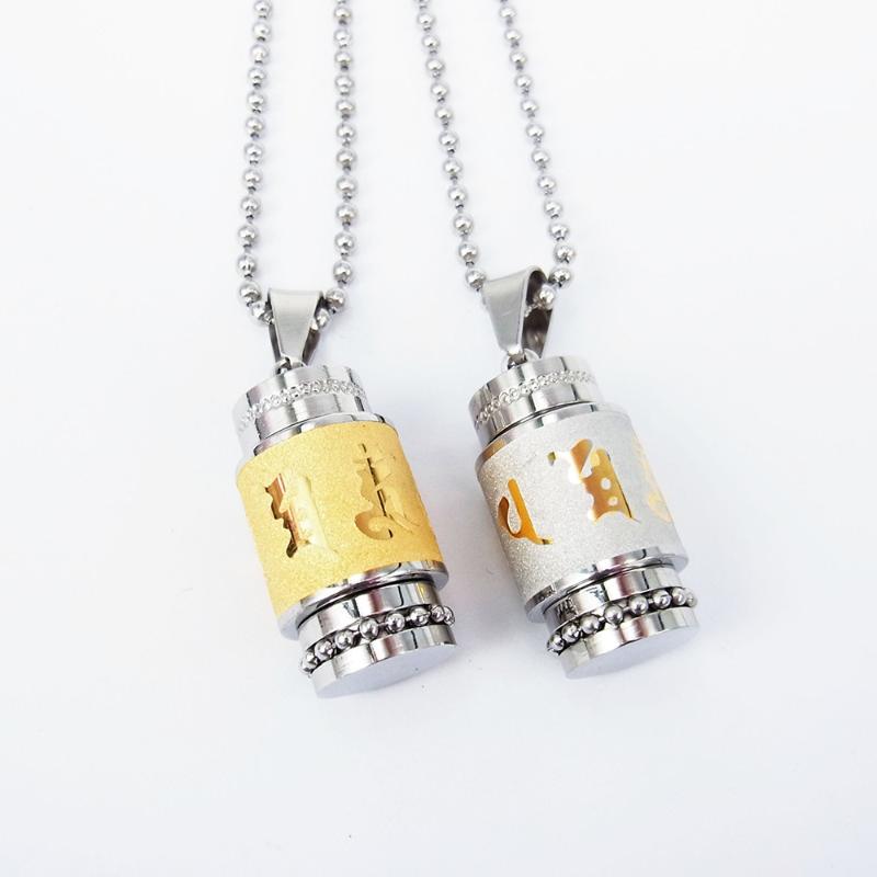 Pendant Necklaces Buddhist Scriptures Cylinder Rotatable For Men Women Stainless Steel Fidget Anxiety Spinner Necklace Wish Lucky Gift
Pendant Necklaces Buddhist Scriptures Cylinder Rotatable For Men Women Stainless Steel Fidget Anxiety Spinner Necklace Wish Lucky Gift