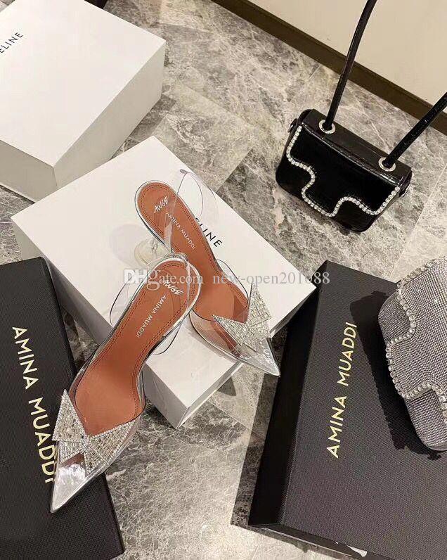 AMINA MUADDI With Box New Official Quality Amina Shoes Begum Crystal-embellished PVC Slingback Pumps Muaddi Restocks Begum Pvc Slingback wlG, Black
AMINA MUADDI With Box New Official Quality Amina Shoes Begum Crystal-embellished PVC Slingback Pumps Muaddi Restocks Begum Pvc Slingback wlG, Black