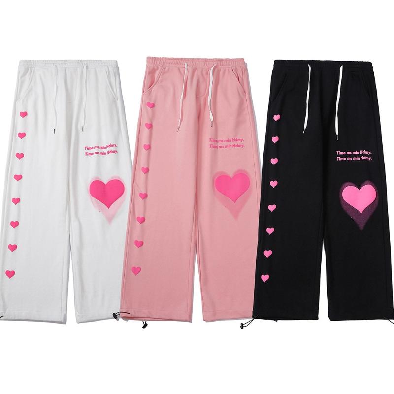 Women's Pants & Capris Heart Printed Funny Cute Baggy Pant Women Sweatpants Drawstring Clothing Streetwear Wide Leg Cargo Y2k Clothes 2021, Black;white
Women's Pants & Capris Heart Printed Funny Cute Baggy Pant Women Sweatpants Drawstring Clothing Streetwear Wide Leg Cargo Y2k Clothes 2021, Black;white