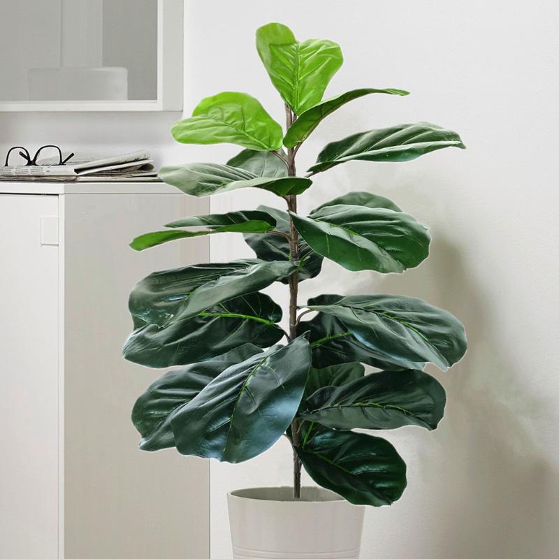 Artificial Fiddle Leaf Fig Tree Twig Faux Ficus Lyrata Plants Greenery For Home Office Decoration - No Pot Included Decorative Flowers & Wre, Green
Artificial Fiddle Leaf Fig Tree Twig Faux Ficus Lyrata Plants Greenery For Home Office Decoration - No Pot Included Decorative Flowers & Wre, Green