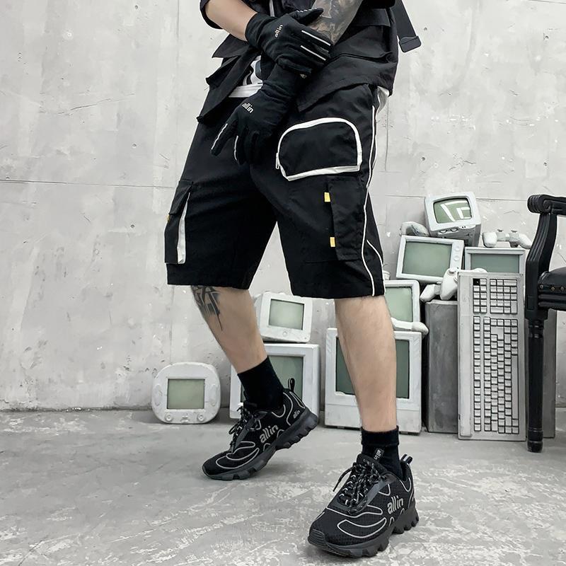 Men's Shorts Summer Hong Kong Style Color Design Fashion Trend Urban Youth Tooling 5 Minute, Black
Men's Shorts Summer Hong Kong Style Color Design Fashion Trend Urban Youth Tooling 5 Minute, Black