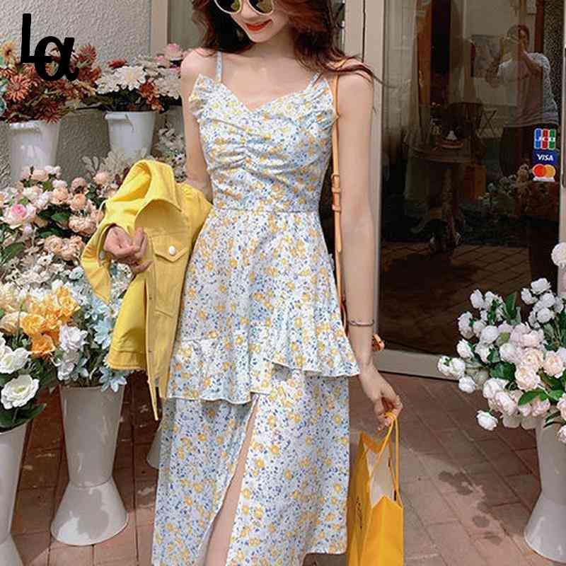 French Floral Strap Dress Women Korean Sweet Cute Chic Irregular Fairy Sexy Kawaii Party Midi Kwaii 210519, Floral dress
French Floral Strap Dress Women Korean Sweet Cute Chic Irregular Fairy Sexy Kawaii Party Midi Kwaii 210519, Floral dress