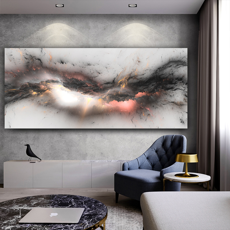Abstract Colorful Clouds Poster Canvas Prints Modern Home Decor Canvas Painting Wall Art Picture For Living Room Bedside Cuadros