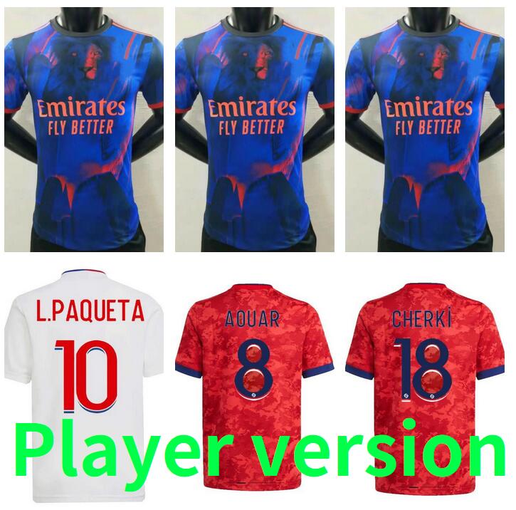 Player version 2021 2022 Lyon L. PAQUETÁ Soccer Jersey JUNINHO REINE-ADELAIDE Maillot BRUNO G. CHERKI Dembele TRAORE Aouar Memphis football shirts uniforms, 21/22
Player version 2021 2022 Lyon L. PAQUETÁ Soccer Jersey JUNINHO REINE-ADELAIDE Maillot BRUNO G. CHERKI Dembele TRAORE Aouar Memphis football shirts uniforms, 21/22