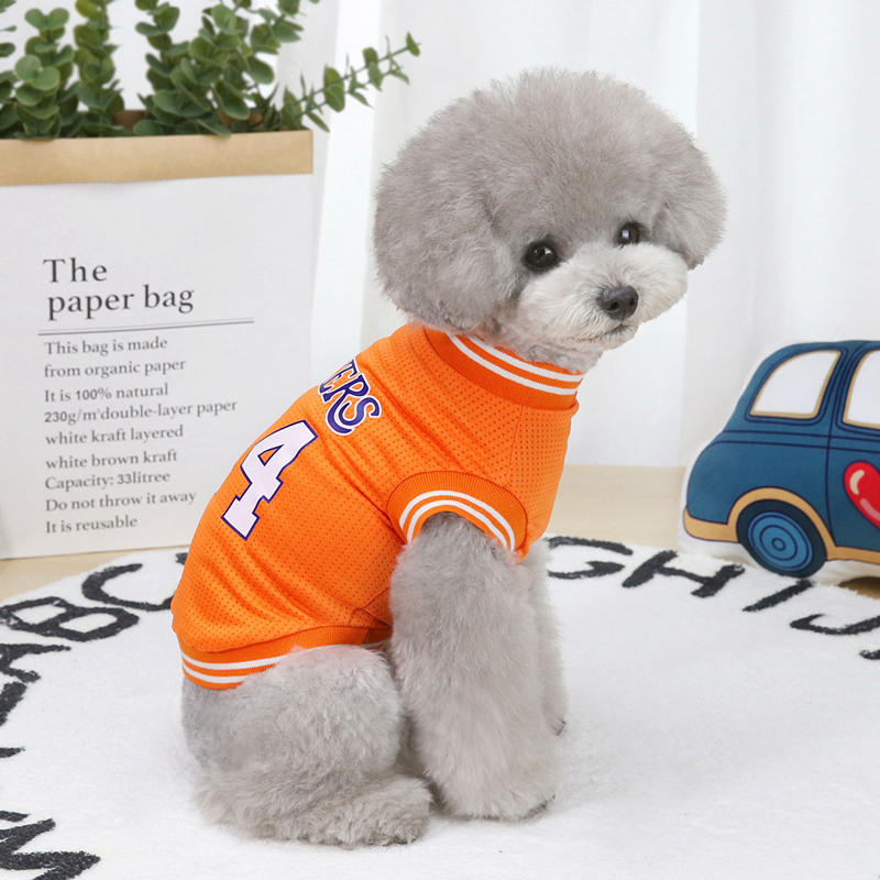 Dog Apparel Vest Basketball Jersey Cool Breathable Pet Cat Clothes Puppy Sportswear Spring Summer Fashion Shirt Large Dogs XL