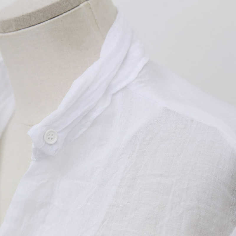 shintimes White Blouse Women Chemise Femme Thin Through Long Sleeve Shirt Summer Ladies Tops Womens Clothing Dames Kleding 210721