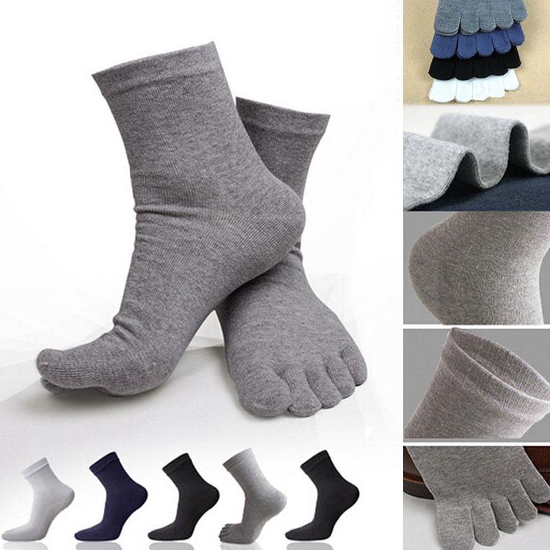 Men's Socks Men's Socks Men's Socks Separated Toe Men And Women Five Fingers Breathable Cotton Casual Ankle Sox Sports Running Solid 8 