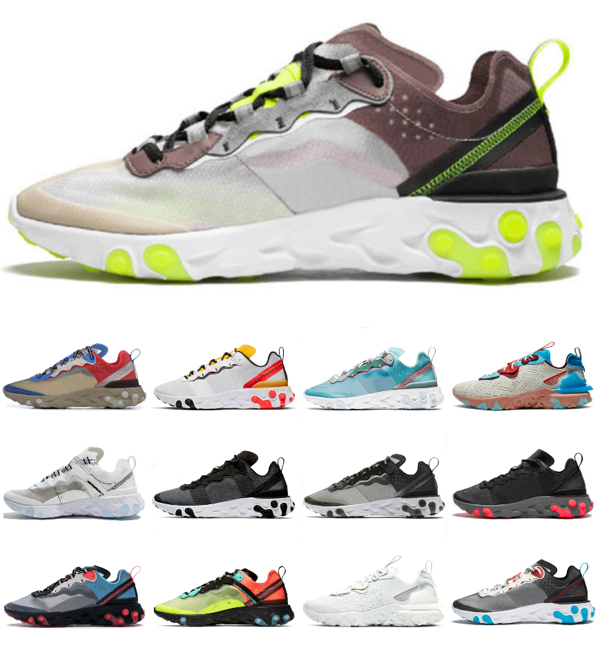 UNDERCOVER X React Element 87 55 running shoes for men women total orange GAME ROYAL Anthracite Sail triple black white red mens trainer, W007
UNDERCOVER X React Element 87 55 running shoes for men women total orange GAME ROYAL Anthracite Sail triple black white red mens trainer, W007