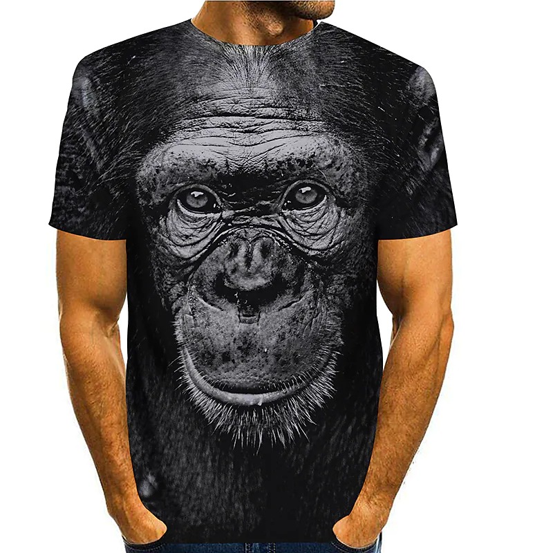 2021 Gorilla 3D Print T-Shirts Men Oversized Summer Casual Streetwear Cosplay Costume T Shirt Fashion Harajuku Tees Tops Unisex Clothing, White;black
2021 Gorilla 3D Print T-Shirts Men Oversized Summer Casual Streetwear Cosplay Costume T Shirt Fashion Harajuku Tees Tops Unisex Clothing, White;black