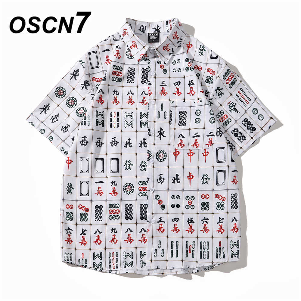 OSCN7 Casual Printed Short Sleeve Shirt Men Street Hawaii Beach Oversize Women Fashion Harujuku Shirts for 3131 210721, Black
OSCN7 Casual Printed Short Sleeve Shirt Men Street Hawaii Beach Oversize Women Fashion Harujuku Shirts for 3131 210721, Black