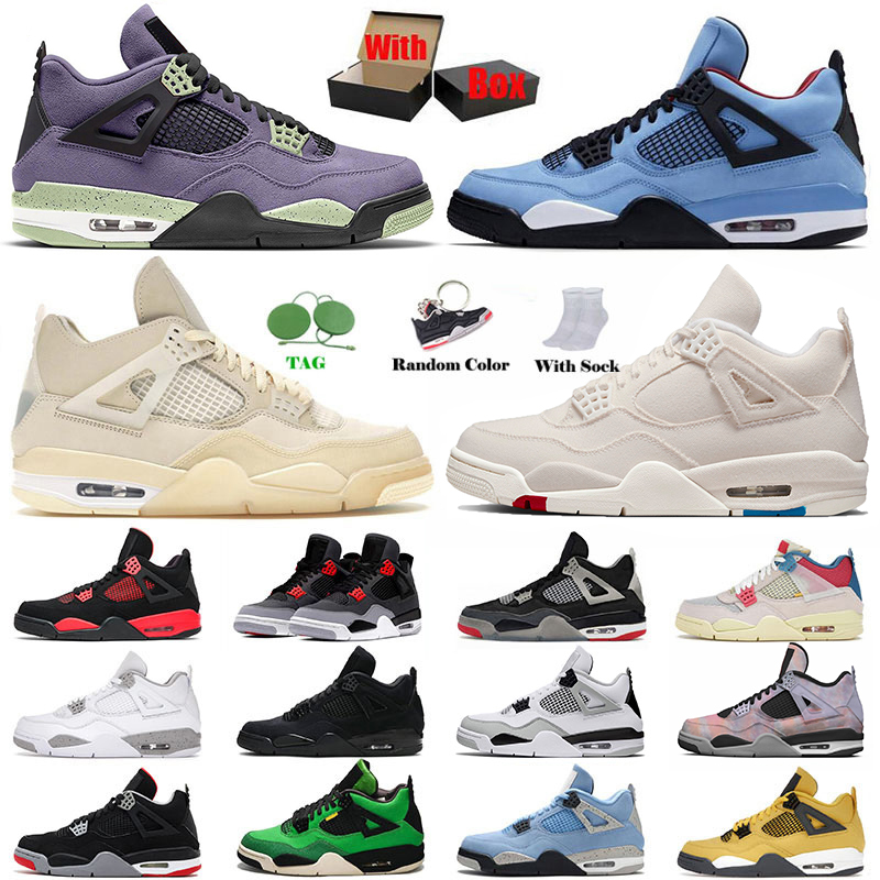 Jumpman 4 Canvas 4s Basketball Shoes Mens Womens Canyon Purple IV Designer Military University Blue Oreo Black Cat Toro Red Thunder Trainers Sports Sneakers, 40-47 white
Jumpman 4 Canvas 4s Basketball Shoes Mens Womens Canyon Purple IV Designer Military University Blue Oreo Black Cat Toro Red Thunder Trainers Sports Sneakers, 40-47 white