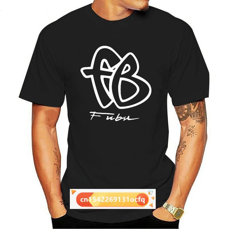 Men's T-Shirts Rare!!! Vintage Fubu Fb Big Logo 90S MenS T-Shirt Size S-2Xl Summer O-Neck Tops Tee Shirt