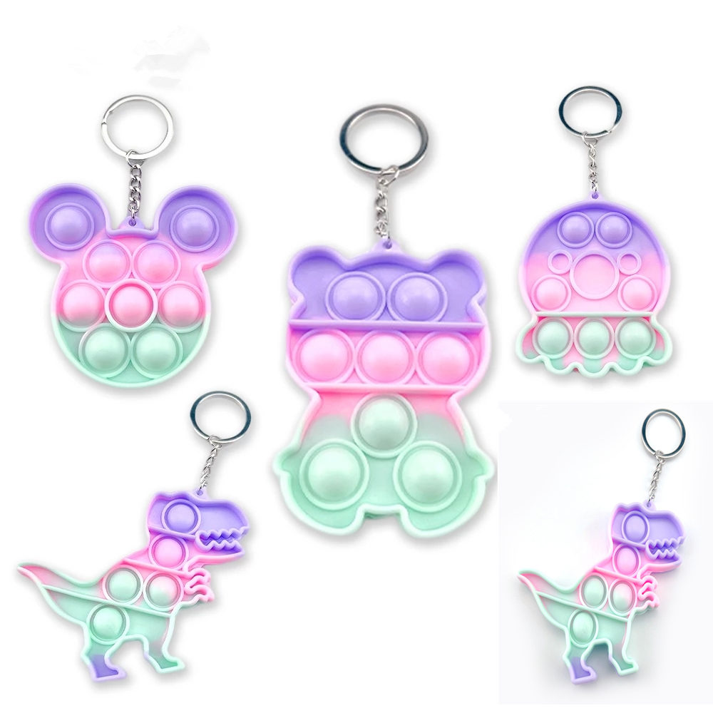 Children Decompression Toy Adult Push Bubble Fidget Sensory Toy Key Ring Educational Mini Anti-stress Toys
Children Decompression Toy Adult Push Bubble Fidget Sensory Toy Key Ring Educational Mini Anti-stress Toys