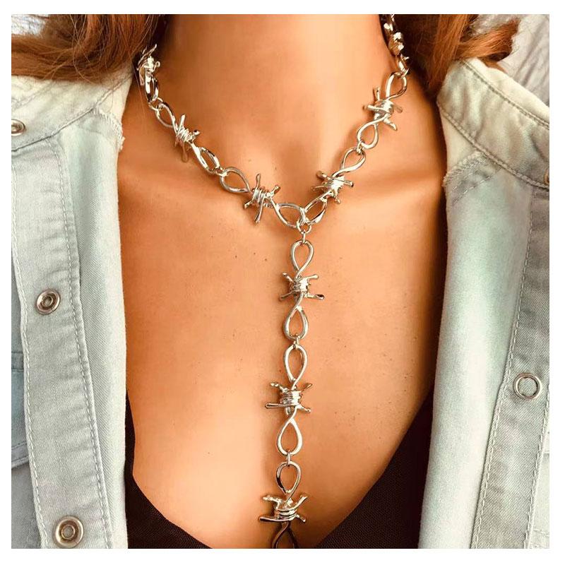 Pendant Necklaces HaHaGirl Vintage Fashion Silver Color Choker Neckace Chain Cuban Hip HopNecklaces For Women Necklace Jewelry Gift
Pendant Necklaces HaHaGirl Vintage Fashion Silver Color Choker Neckace Chain Cuban Hip HopNecklaces For Women Necklace Jewelry Gift