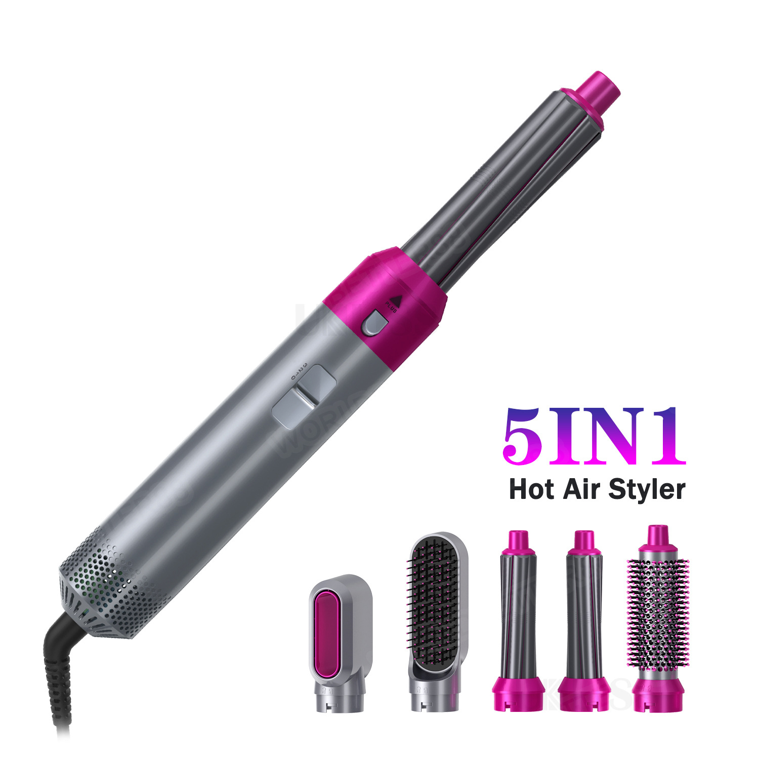 dryer Cross-border five-in-one hot air comb, automatic curling iron, curly hair straightening, dual-purpose styling
dryer Cross-border five-in-one hot air comb, automatic curling iron, curly hair straightening, dual-purpose styling