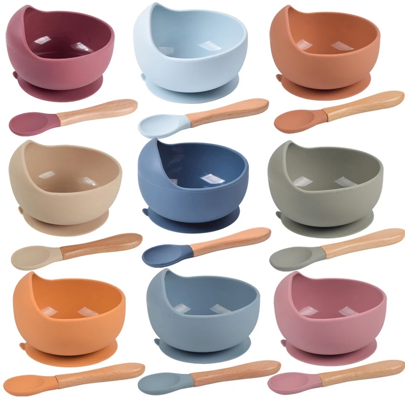 Baby Silicone Bowl FeedingTableware Spoon Waterproof Suction Children's Tableware Plate Set Dishes Kitchenware
Baby Silicone Bowl FeedingTableware Spoon Waterproof Suction Children's Tableware Plate Set Dishes Kitchenware