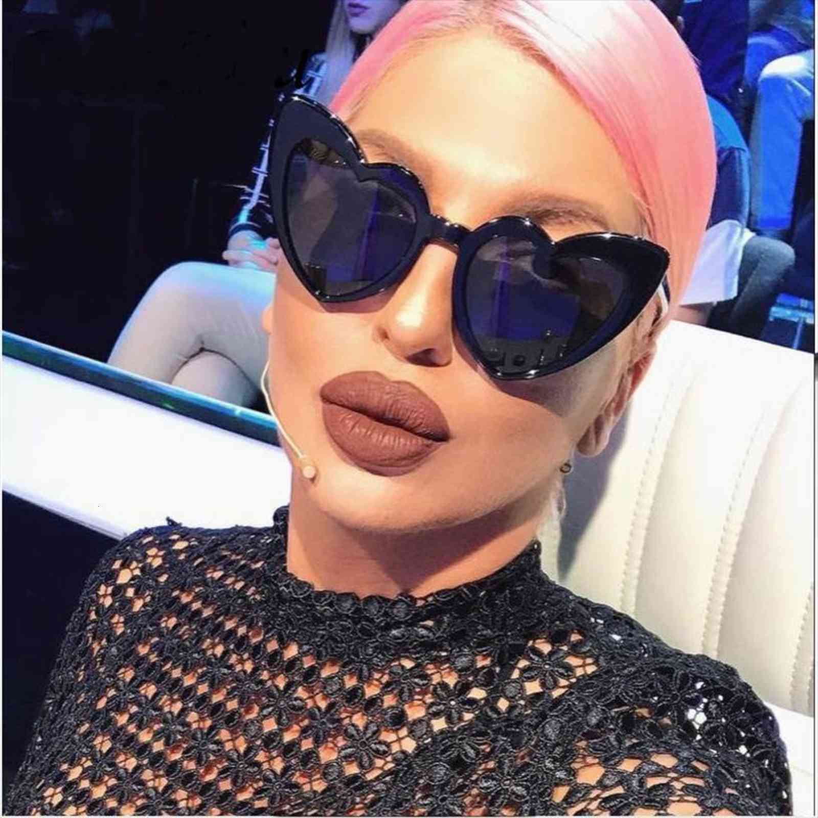 love heart sunglasses women big frame personality sunglass fashion cute retro cat eye vintage pink female, White;black
love heart sunglasses women big frame personality sunglass fashion cute retro cat eye vintage pink female, White;black