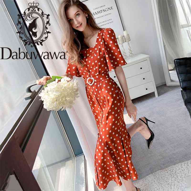 Dabuwawa Vintage Dot Sashes Long Dress Women Elegant Square Neck Puff Sleeve Button Front Dress Party Dresses Lady DT1BDR053 210520, Red
Dabuwawa Vintage Dot Sashes Long Dress Women Elegant Square Neck Puff Sleeve Button Front Dress Party Dresses Lady DT1BDR053 210520, Red